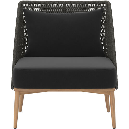 Andria Arashi Black Outdoor Lounge Chair